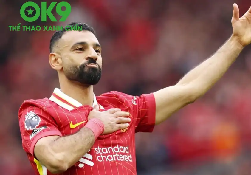 Salah ghi 257 bàn sau 442 lần ra sân cho đội chủ sân Anfield